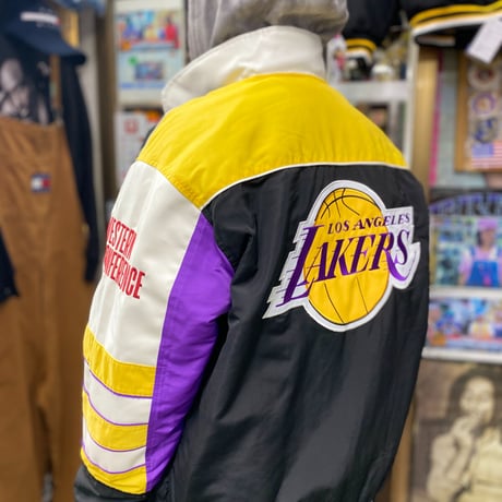 NBA公式 JHデザイン LA Lakers ロサンゼルス レイカーズ 3Way リバーシブル スタジャン