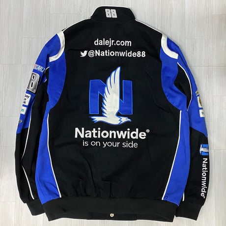 NASCAR ナスカー JHデザイン Nationwide88 デイルアーンハート 黒 レーシングジャケット