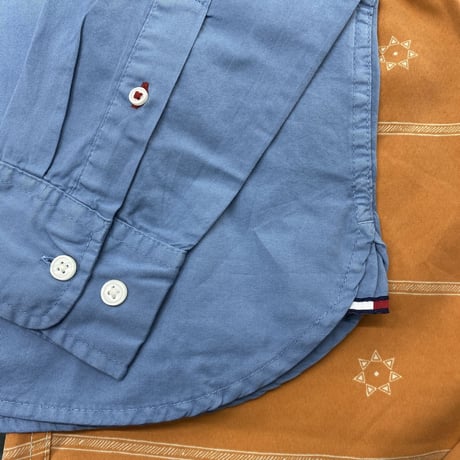 トミーヒルフィガー TOMMY HILFIGER スタンダード ボタンダウンシャツ DULL BLUE