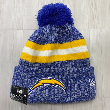 NEWERA ニューエラ NFL 公式 ニット帽 ロサンゼルス チャージャーズ chargers フリース Royal