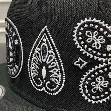 USA限定 Newera ニューエラ 9FIFTY ペイズリー スナップバック NBA ブルックリン ネッツ Nets