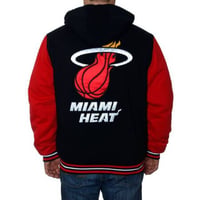 NBA公認 JHデザイン NBA マイアミヒート HEAT リバーシブル スタジアムジャンパー スタジャン (JH-47)