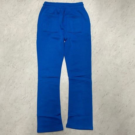 米国LAブランド Bezalel Jeans ベザレル ジーンズ Flames 炎 スウェットパンツ ライトブルー (JNS244)