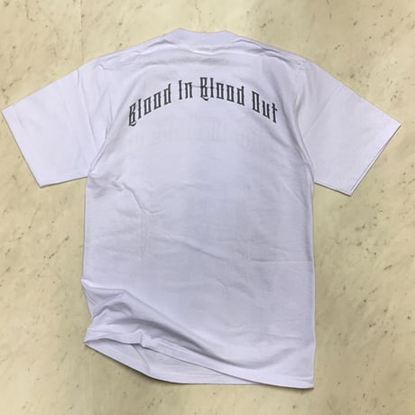 LA発 Blood In Blood Out アンダーグラウンド グラフィック ヘビーウェイト Tシャツ (GTS66)