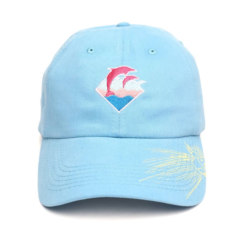 Pink Dolphin ピンクドルフィン WAVE DRIP スナップバックキャップ