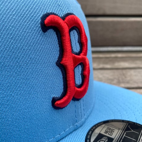 USA仕様 9FIFTY ニューエラ MLB ボストン レッドソックス Redsox スナップバックキャップ Essentials Sky Blue (950-199)