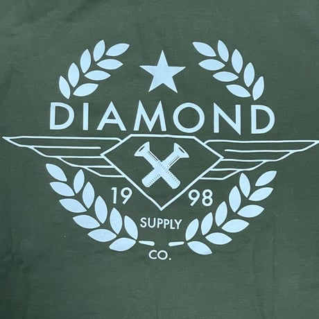 Diamond Supply Co. ダイヤモンドサプライ Zip-Up ジップアップ パーカー ミリタリーグリーン(Z7)