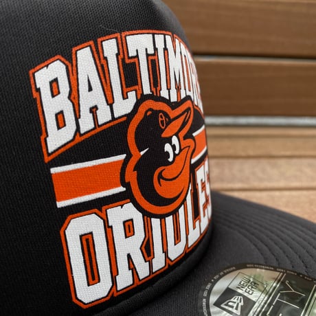 海外限定 ニューエラ LogoTrucker 9Fifty オリオールズ Orioles トラッカーキャップ MLB