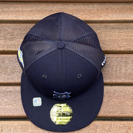 限定 NEWERA ニューエラ 59FIFTY スプリングトレーニング メッシュキャップ  Tigers タイガース 紺