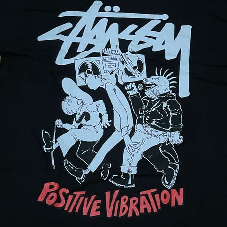 【S】 限定 Stussy ステューシー FERRY GOUW フェリーゴウ 半袖 Wネーム Tシャツ 黒 ストリート (19)