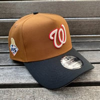 海外限定 Newera ニューエラ 9Forty Aフレーム Nationals ナショナルズ 2019 World Series キャップ (940-306)