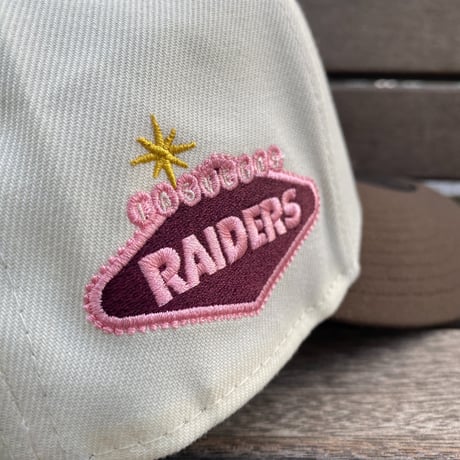 USA仕様 Newera ニューエラ NFL 9Forty Aフレーム LV Raiders ラスベガス レイダース キャップ (940-236)