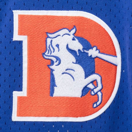 Mitchell&Ness ミッチェル&ネス NFL デンバー Broncos ブロンコス 公式  Vネック メッシュ ユニフォーム