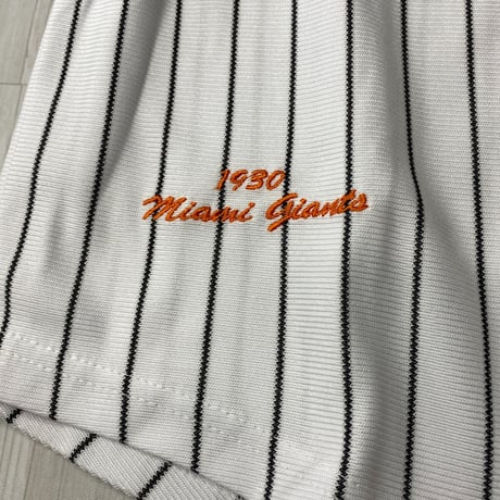 USA限定 HGC ニグロリーグ NEGRO LEAGUE マイアミ ジャイアンツ Giants ベースボールシャツ ＃15 (HGC-BB8)