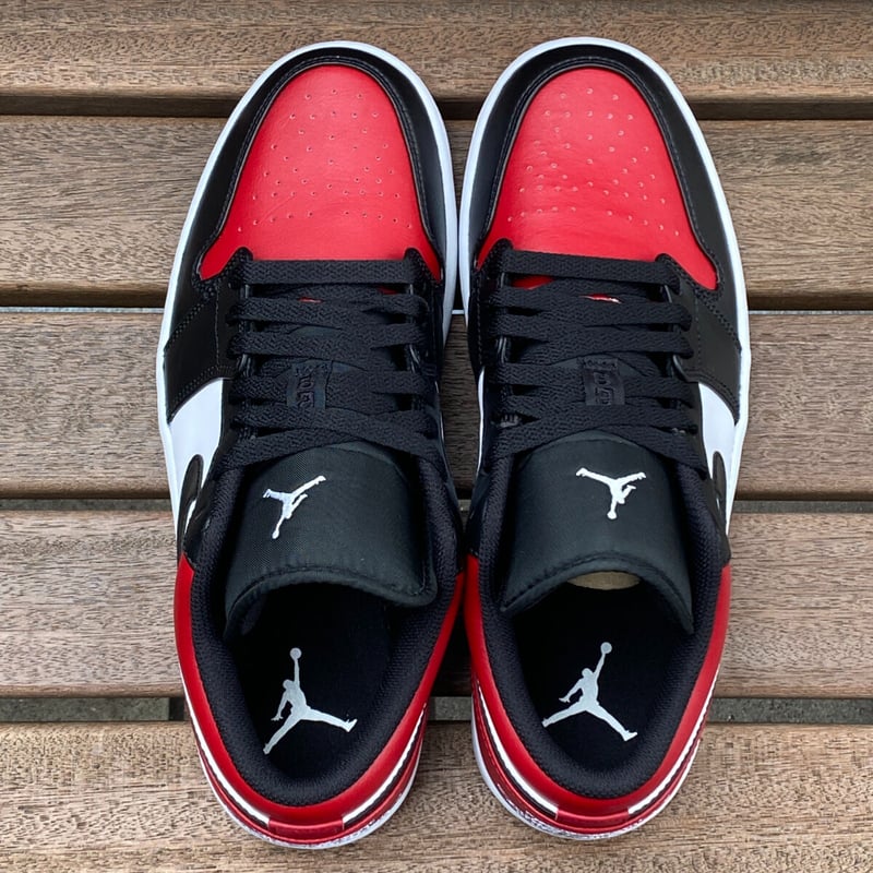 NIKE ナイキ AIR JORDAN1 LOW エアジョーダン1 ローカット 黒赤 BRED...