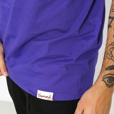 【S】 Diamond Supply Co ダイヤモンドサプライ 半袖 Tシャツ Money  紫 LA ストリート スケーター