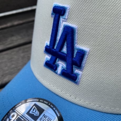海外限定 Newera 9Forty Aフレーム LA Dodgers ロサンゼルス ドジャース Jackie.R 75th キャップ (940-210)