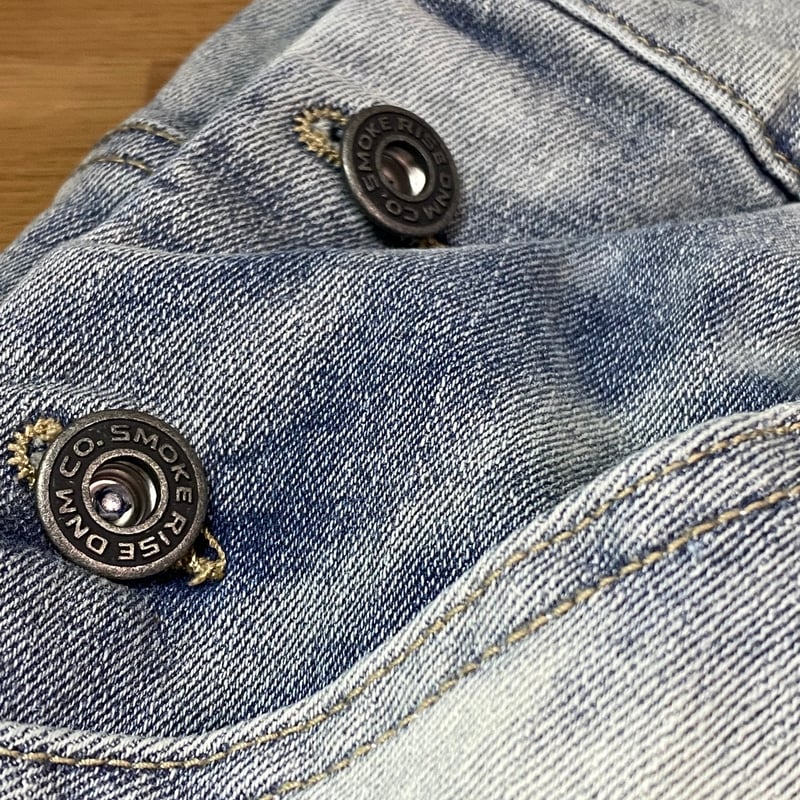 SmokeRise スモークライズ Stacked スタックド フレアデニム