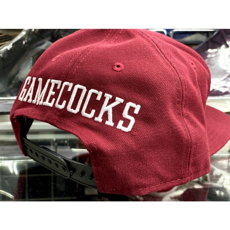 NCAA カレッジエイト サウスカロライナ大学  ゲームコックス NEWERA スナップバック キャップ 9Fifty