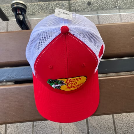 限定ステイトパッチ仕様 Bass Pro Shops バスプロショップス 刺繍ロゴ Arkansas アーカンソー メッシュキャップ (Bps60)