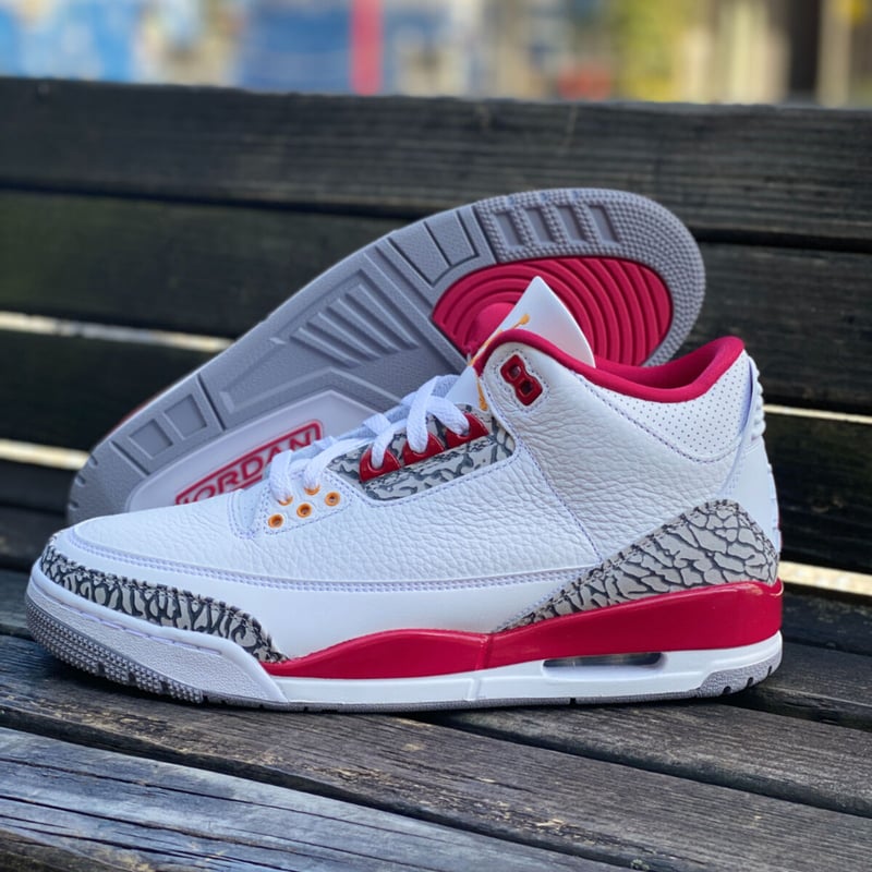 NIKE ナイキ AIR JORDAN3 RETRO エアジョーダン3 レトロ 白/カーディナ...