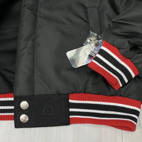 USA限定 JHデザイン NHL シカゴ ブラックホークス BlackHawks リバーシブル スタジャン