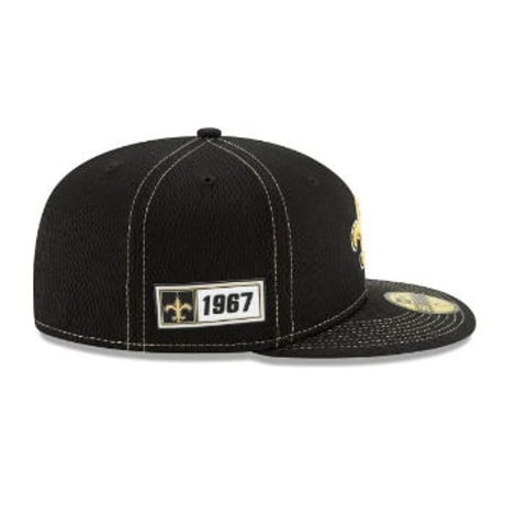 NFL 限定100周年記念 NEWERA ニューエラ SAINTS ニューオリンズ セインツ 59Fifty キャップ (21-1)