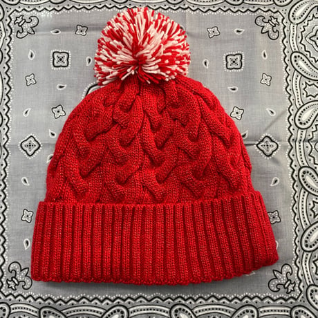 NEWERA ニューエラ NFL サンフランシスコ SF 49ers 赤 ニット帽 ポンポン付 ニットキャップ 金ラメ
