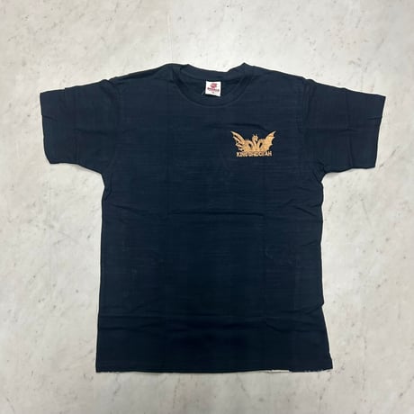 GODZILLA ゴジラ 神奈川沖浪裏 富嶽三十六景 キングギドラ Tシャツ 浮世絵 Hokusai 黒