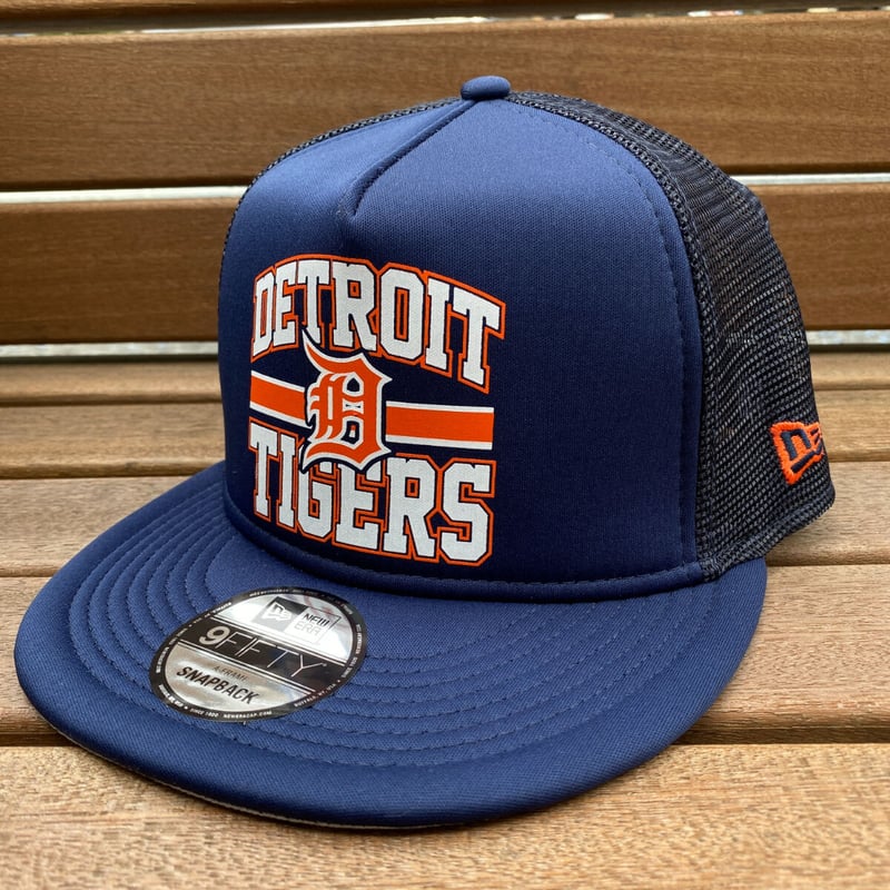 海外限定 ニューエラ LogoTrucker 9Fifty デトロイト タイガース Tiger...