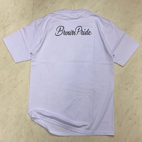LA発 Brown Pride ブラウンプライド Patrona グラフィック ヘビーウェイト Tシャツ (GTS28)