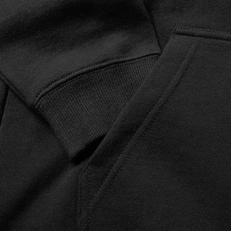 USA正規品 Stussy ステューシー BASIC ベーシック ZIP スウェット ジップアップ 裏起毛 パーカー 黒