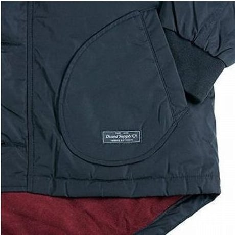 Diamond Supply ダイヤモンドサプライ 極暖 ダウンジャケット ミドル丈 黒 ブラック USA正規品