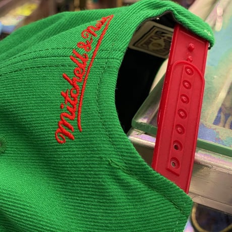 Mitchell&Ness NBA ミルウォーキー バックス Bucks スナップバックキャップ SharkTooth