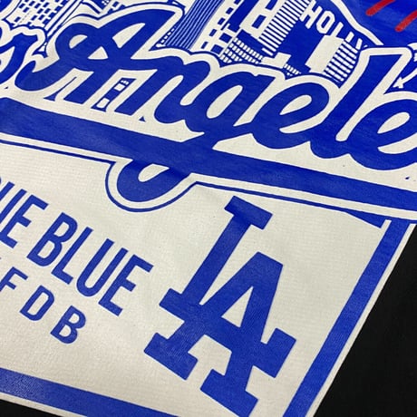 LA発  LosAngels RESPECT ロサンゼルス リスペクト グラフィック タンクトップ TRUE BLUE (GTT19)