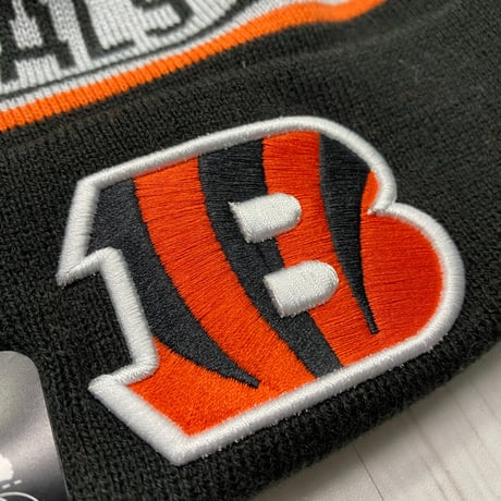 NEWERA USA ニューエラ NFL シンシナティ ベンガルズ Cincinnati Bengals ポンポン付き ニット帽