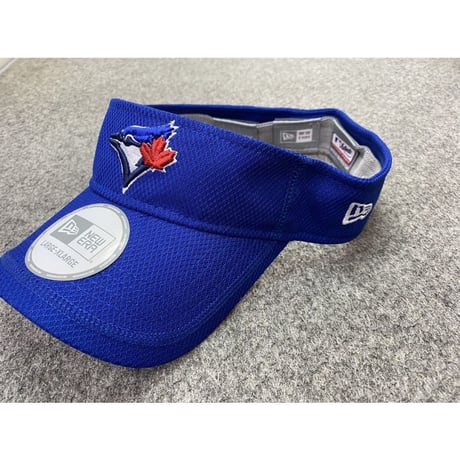 公式クラブハウスモデル NEWERA ニューエラ Visor サンバイザー Jays トロント ブルー ジェイズ MLB