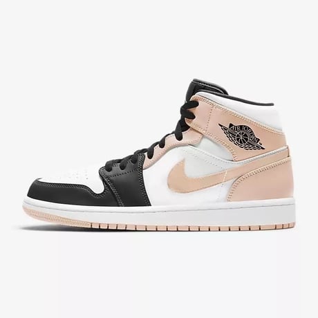 NIKE ナイキ AIR JORDAN1 MID エアジョーダン1 ミッドカット 白 黒 アークティック オレンジ