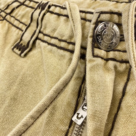 プレミアムジーンズ True Religion トゥルーレリジョン Carpenter Super T Baggy ビッグT カーゴ バギーデニム (JNS247)