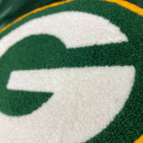 Mitchell&Ness ミッチェル&ネス NFL  グリーンベイ パッカーズ サテン スタジアムジャンパー
