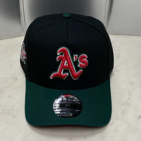 海外限定 Newera ニューエラ 9Forty A-Frame Aフレーム Athletics アスレチックス 30th Anniv. (940-93)