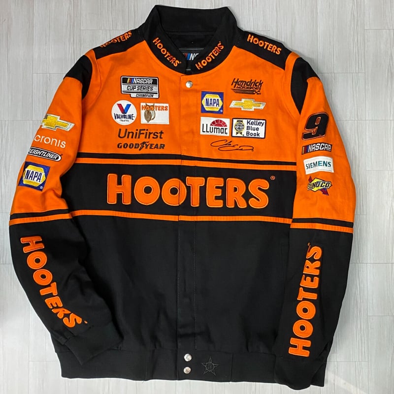 NASCAR ナスカー JHデザイン Hooters フーターズ レーシングジャケット 