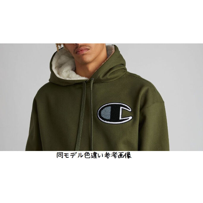 Champion SUPER FLEECE プルオーバーパーカー 総柄 入手困難