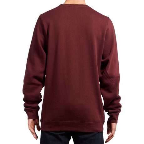 Diamond Supply ダイヤモンドサプライ FORCUS クルーネック スウェット トレーナー バーガンディ