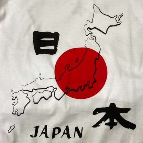 ロリコ限定 YOKOSUKA 和柄Tシャツ 地図日本 RISING SUN 日の丸 スカT 横須賀名物 (JPT3)