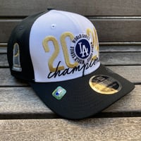 米国仕様 2024ワールドシリーズ優勝記念 LA Dodgers ドジャース ロッカールーム キャップ 9SEVENTY (970-1)