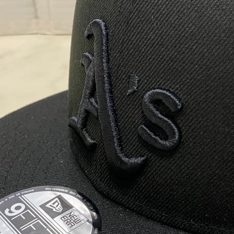 9FIFTY ニューエラ Newera オークランド アスレチックス As Athletics スーパーブラック スナップバックキャップ BOB (950-182)