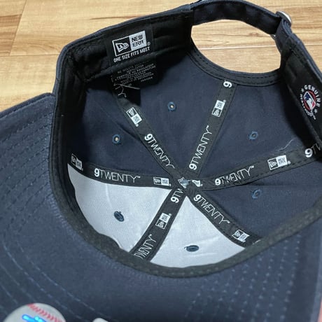 9Twenty ニューエラ NEWERA アトランタ ブレーブス  MLB ストラップバックキャップ ROAD 紺