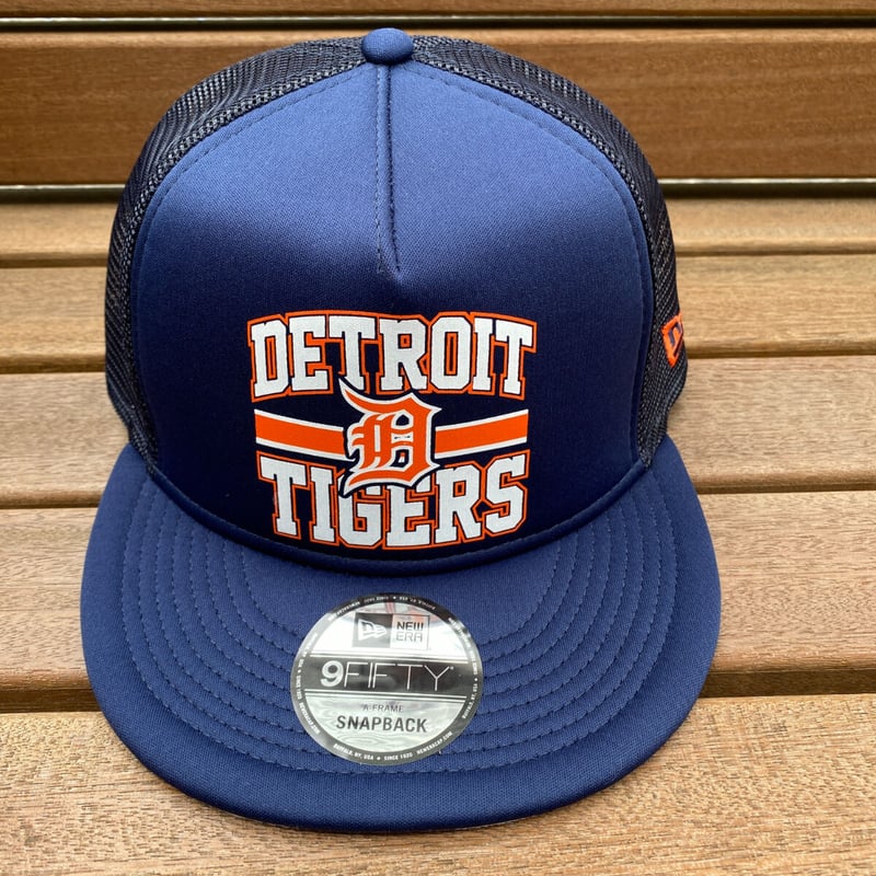 海外限定 ニューエラ LogoTrucker 9Fifty デトロイト タイガース Tiger...