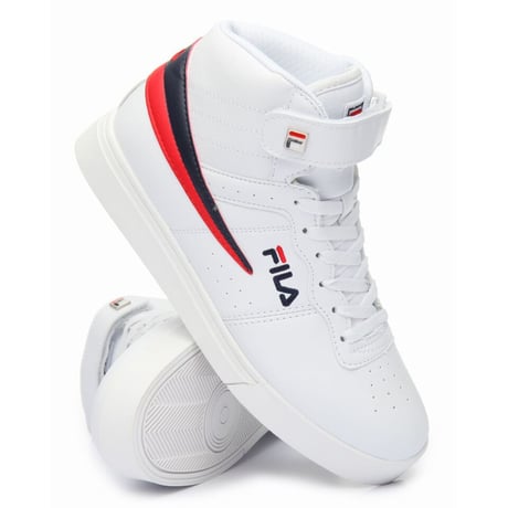USAモデル FILA フィラ ミッドカット スニーカー ハイトップ 白  HIPHOP オールドスクール